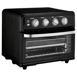 Cuisinart TOA-70MB AirFryer Toaster Oven W/ Grill, Matte Black + Warranty Bundle