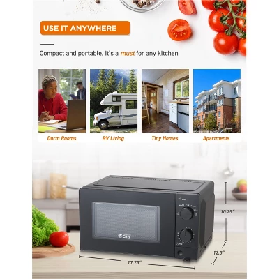 COMMERCIAL CHEF Countertop Microwave Oven 0.6 Cu. Ft. 600W 7 COMMERCIAL CHEF Countertop Microwave Oven 0.6 Cu. Ft. 600W - Image 5