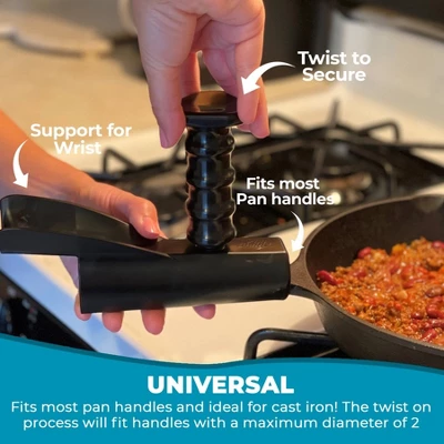 Kicthinventions Pan Buddy - Vertical Attachment For Pan Handle 5 Kicthinventions Pan Buddy - Vertical Attachment For Pan Handle - Image 3