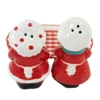 Transpac 4.0 Inch North Pole Salt And Pepper Shakers , Christmas Mr. Mrs. Claus (3PC) -Target KitchenAid GUEST cace046b fa0f 4154 9aeb 3fea105c93ea