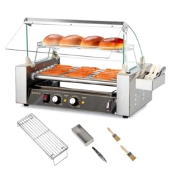ROVSUN Hot Dog Roller ETL Certified, 18 Hot Dog 7 Rollers Sausage Grill Cooker Machine W/Dual Temp Control, Cover, LED, Removable Shelf & Drip Tray 19 ROVSUN Hot Dog Roller ETL Certified, 18 Hot Dog 7 Rollers Sausage Grill Cooker Machine W/Dual Temp Control, Cover, LED, Removable Shelf & Drip Tray -Target KitchenAid GUEST cb1d8517 93ce 43cc b5e2 0a5760f65b4c