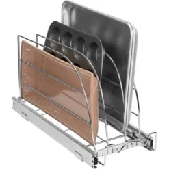Hold N' Storage - Bakeware Pull Out Organizer For Cookie Sheet And More. Chrome Finished 20 Hold N' Storage - Bakeware Pull Out Organizer For Cookie Sheet And More. Chrome Finished -Target KitchenAid GUEST cb4826d8 4dbd 4d5d 82de 90e434fedf07