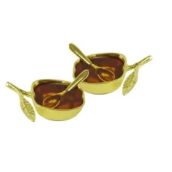 Classic Touch Set Of 2 Gold Salt/Honey Dish -Target KitchenAid GUEST cb58b21e e718 46c6 8b7b 6ad4741f2cd1