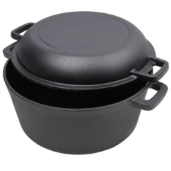 DSVIMOY 2-In-1 Outdoor Oven, 5 Quart Dutch Ovens With 2pcs Handel Covers, And Lid Lifter, Black, 12.5"*10.2"*6.2" -Target KitchenAid GUEST cb656e0d ff41 4b60 8727 63bb9d96bbff 1