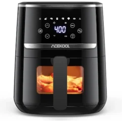 5 Quart Air Fryer 5 Quart, Digital Display, 8 Cooking Presets, Oilless Cooker For Quick Meal, UP To 400℉, Nonstick Silicone Liner, Timer 16 5 Quart Air Fryer 5 Quart, Digital Display, 8 Cooking Presets, Oilless Cooker For Quick Meal, UP To 400℉, Nonstick Silicone Liner, Timer -Target KitchenAid GUEST cb91c07f dfb7 4069 b5f0 a7dcc7cb86f9