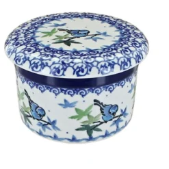 Blue Rose Polish Pottery 270 Ceramika Artystyczna French Butter Dish -Target KitchenAid GUEST cbe0b1d8 727c 42a9 94bb dab3cad32395