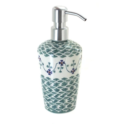 Blue Rose Polish Pottery B009 Manufaktura Soap Dispenser 18 Blue Rose Polish Pottery B009 Manufaktura Soap Dispenser - Image 16