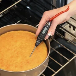 Escali Digital Pen Thermometer: Stainless Steel Food & Water Temperature Thermometer, Black, Digital Display, 32-392°F Range -Target KitchenAid GUEST cc51bc53 b2e2 41ea 8827 6cb3af7881d9