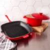 BergHOFF Neo 3Pc Cast Iron Cookware Set, 3Qt Covered Dutch Oven & 11" Grill Pan -Target KitchenAid GUEST ccbfc7e0 efdd 4d02 8820 ff707fb539c7