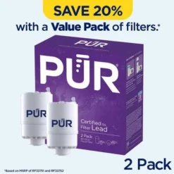PUR Filtration Faucet Mount Water Filter Replacement - 2pk: Reduces Odors, Filters Pesticides, Mercury, Lead, White, 30-Day Warranty -Target KitchenAid GUEST cd240cec 2735 4149 981d 4191f80f69fe