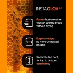 Revolution InstaGLO R90 Smart Digital Touchscreen Toaster Matte Black -Target KitchenAid GUEST cd9924b1 ec9a 467a 9791 116a855b244a