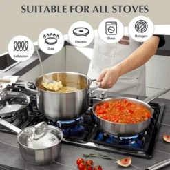 KOCH SYSTEME CS Stainless Steel 10 Pcs Cookware Set, Pots And Pans Kitchen Set, Induction, Oven, Dishwasher Safe, Professional Chef Quality 12 KOCH SYSTEME CS Stainless Steel 10 Pcs Cookware Set, Pots And Pans Kitchen Set, Induction, Oven, Dishwasher Safe, Professional Chef Quality -Target KitchenAid GUEST cde0e9d7 e6d4 421c 965d eb618fd2d2c7