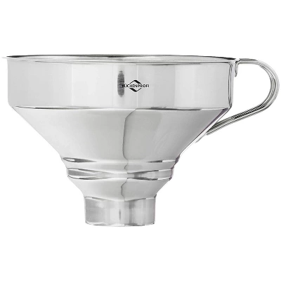 Kuchenprofi Funnel With Mesh Filter, Stainless Steel, 5-Inch Diameter 3 Kuchenprofi Funnel With Mesh Filter, Stainless Steel, 5-Inch Diameter
