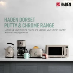 Haden 12 Cup Programmable Drip Coffee Maker Coffee Machine Bundled With Dorset 2 Slice Wide Slot Stainless Steel Toaster, Putty & Chrome -Target KitchenAid GUEST cdecb8ba 9118 400d 8b5a e96e133ac1d7