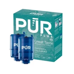 PUR PLUS 2pc Replacement Faucet Mount Water Filter: Filters Mercury, Lead, Microplastics, Chlorine, Blue, 30-Day Warranty -Target KitchenAid GUEST cdf5ef7c 5834 42e6 8ff4 cad12330363d