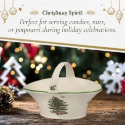 Spode Christmas Tree Candy Basket, 5.75-Inch Candy Bowl With Handle, Fine Earthenware Christmas Gift, Festive Holiday Serveware & Holiday Display Bowl 12 Spode Christmas Tree Candy Basket, 5.75-Inch Candy Bowl With Handle, Fine Earthenware Christmas Gift, Festive Holiday Serveware & Holiday Display Bowl -Target KitchenAid GUEST ce0ec54c 918e 4d82 ae0f ba91e1a1db66