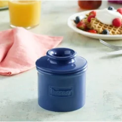 Butter Bell® Crock – Café Retro Royal Blue Ceramic Butter Keeper, Glossy Vintage-Style Butter Dish For Spreadable Butter -Target KitchenAid GUEST ce32e05f 382c 480a 9403 8ecc554ab9e1