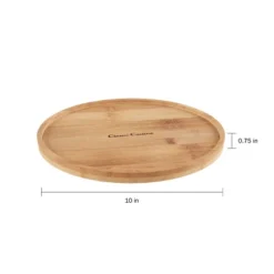 Lazy Susan - All-Natural Round Bamboo Single-Tier Turntable - 10-Inch Spinning Organizer For Kitchen, Pantry, And Vanity Use By Lavish Home (Natural) -Target KitchenAid GUEST ce650f0e ac4d 416c ab54 8fb4fdb3a6ea