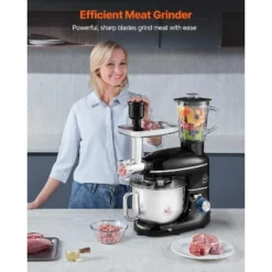 VEVOR 3-in-1 Multifunctional Stand Mixer, 6QT Stainless Steel Bowl, 660W 6+P Speeds Tilt-head Food Mixer, Black 14 VEVOR 3-in-1 Multifunctional Stand Mixer, 6QT Stainless Steel Bowl, 660W 6+P Speeds Tilt-head Food Mixer, Black -Target KitchenAid GUEST ce65f866 5bc5 4f18 a88c 76bf6a2f0384