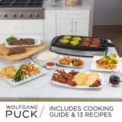 Wolfgang Puck XL Reversible Grill Griddle, Oversized Removable Cooking Plate, Nonstick Coating 13 Wolfgang Puck XL Reversible Grill Griddle, Oversized Removable Cooking Plate, Nonstick Coating -Target KitchenAid GUEST ce73eaa5 5b9d 4c5c b66c 8c2a00424363
