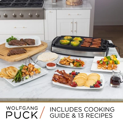 Wolfgang Puck XL Reversible Grill Griddle, Oversized Removable Cooking Plate, Nonstick Coating 7 Wolfgang Puck XL Reversible Grill Griddle, Oversized Removable Cooking Plate, Nonstick Coating - Image 5