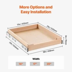 VEVOR Pull Out Cabinet Organizer, 17"W X 21"D Cabinet Drawer, Soft Close Slide Out Shelf, Heavy-Duty Sliding Wood Drawer 16 VEVOR Pull Out Cabinet Organizer, 17"W X 21"D Cabinet Drawer, Soft Close Slide Out Shelf, Heavy-Duty Sliding Wood Drawer -Target KitchenAid GUEST ce82cde2 f0ba 4b00 b93d bf69ff013e0f