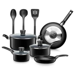 SereneLife 11 Piece Kitchenware Pots & Pans Set – Basic Kitchen Cookware, Black Non-Stick Coating Inside, Heat Resistant Lacquer (Black) 17 SereneLife 11 Piece Kitchenware Pots & Pans Set – Basic Kitchen Cookware, Black Non-Stick Coating Inside, Heat Resistant Lacquer (Black) -Target KitchenAid GUEST cfc48005 780f 46b9 a9d7 87aabac24d12