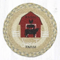 Earth Rugs Farm Sweet Farm Trivet – Hand-Stenciled Jute Pad For Rustic Kitchens 7 Earth Rugs Farm Sweet Farm Trivet – Hand-Stenciled Jute Pad For Rustic Kitchens -Target KitchenAid GUEST d04908de 7bec 4289 ba25 22f210adfa0b