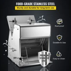 VEVOR Commercial Toast Bread Slicer, 12mm Thickness Electric Bread Cutting Machine, 31PCS Commercial Bakery Bread Slicer, Silver 12 VEVOR Commercial Toast Bread Slicer, 12mm Thickness Electric Bread Cutting Machine, 31PCS Commercial Bakery Bread Slicer, Silver -Target KitchenAid GUEST d0494c8c a484 4aa4 b9d1 a09d276bb256