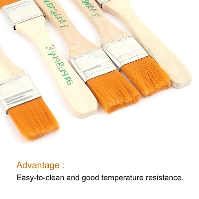 Unique Bargains Baking Bakeware Bread Cook Pastry Oil Cream BBQ Basting Brush 5 Pcs 5 Unique Bargains Baking Bakeware Bread Cook Pastry Oil Cream BBQ Basting Brush 5 Pcs - Image 3