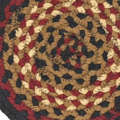 Park Designs Folk Art Braided Trivet Set Of Six 8"Dia 3 Park Designs Folk Art Braided Trivet Set Of Six 8"Dia