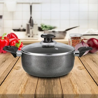 Brentwood Dutch Oven Aluminum Non-Stick 3 Qt-Gray 5 Brentwood Dutch Oven Aluminum Non-Stick 3 Qt-Gray - Image 3