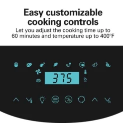 Hamilton Beach Digital Air Fryer Oven With Rotisserie 11.6 Quart/11 Liter Capacity 35073: 1700W, Hand Wash, Black 11 Hamilton Beach Digital Air Fryer Oven With Rotisserie 11.6 Quart/11 Liter Capacity 35073: 1700W, Hand Wash, Black -Target KitchenAid GUEST d0c9556c 9614 48e9 9fa5 aa1bf2d58a8c