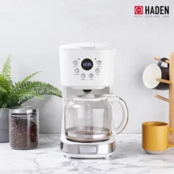 Haden Coffee Machine, 12 Cup Drip Coffee Maker Bundled With Heritage 1.7 Liter Stainless Steel Electric Kettle, Ivory & Chrome -Target KitchenAid GUEST d0eceac7 e234 476b ba49 9de816d7d9cb
