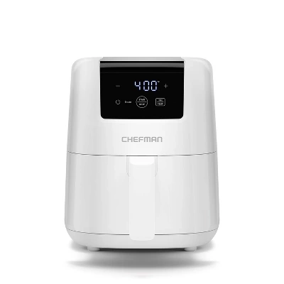 Chefman 2qt TurboFry Touch Digital Air Fryer White: 900W, Dishwasher-Safe Parts, 1-Year Warranty, 6lb Capacity 3 Chefman 2qt TurboFry Touch Digital Air Fryer White: 900W, Dishwasher-Safe Parts, 1-Year Warranty, 6lb Capacity