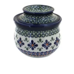 Blue Rose Polish Pottery 1512 Zaklady French Butter Dish -Target KitchenAid GUEST d17ad7f4 fd7c 48b1 815d 431365c1f250