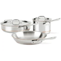 All-Clad Copper Core 5-Ply Stainless Steel Cookware Set, 5 Piece, Induction, Oven Broiler Safe 600F,Silver Sliver 13 All-Clad Copper Core 5-Ply Stainless Steel Cookware Set, 5 Piece, Induction, Oven Broiler Safe 600F,Silver Sliver -Target KitchenAid GUEST d1830363 f790 4b3d 8c49 ede5c9264567