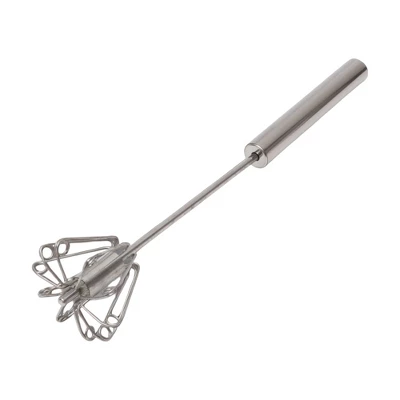 Unique Bargains 12" Semi-Automatic Loop Whisk Dishwasher Safe Stainless Steel Silver Tone 6 Unique Bargains 12" Semi-Automatic Loop Whisk Dishwasher Safe Stainless Steel Silver Tone - Image 4