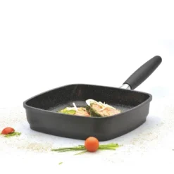 BergHOFF Scala Nonstick Ceramic Coated Cast Aluminum Grill Pan, Black -Target KitchenAid GUEST d22937dc 0167 47b9 8edc 6ca5a1f22da2