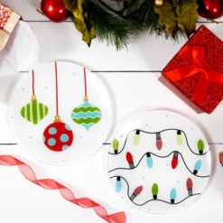 Pavilion Gift Company - Holiday - 8" Glass Appetizer Plates (Set Of 2) - Serving Platters -Target KitchenAid GUEST d22aee99 8146 48f0 b655 87bbadf7e843