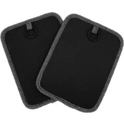 Home Mart Goods Black Heat Resistant Thick Soft Quilted Lining Kitchen Oven Pot Holders With Neoprene And Cotton Non-slip - 2 Pack 8 Home Mart Goods Black Heat Resistant Thick Soft Quilted Lining Kitchen Oven Pot Holders With Neoprene And Cotton Non-slip - 2 Pack -Target KitchenAid GUEST d263d2c0 515f 494a b9a2 f43fd9170fbf