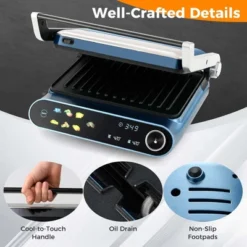 Costway 1200W Indoor Panini Electric Contact Grill With 2 Non-Stick Dishwasher-Safe Plates -Target KitchenAid GUEST d3392ad6 2692 40db 92ef 1a3feaf2e8cc