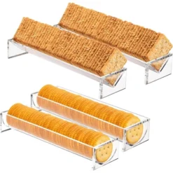 Srenta Clear Cracker Tray For Serving, Set Of Rectangular Cracker Holder For Serving Trays, Acrylic Food Display Cracker Serving Stand For Home -Target KitchenAid GUEST d348a5dd 08ef 40e6 9355 5a662ac62fd8