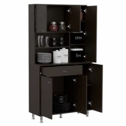 Depot E-Shop 90 Kitchen Pantry Cabinet, Two Open Shelves, One Drawer, Multiple Cabinets -Target KitchenAid GUEST d367d4f7 15b4 4e83 ab75 1a4327043010
