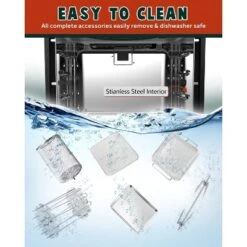 ZACHVO 10-in-1 Air Fryer Oven, 1500W, 16QT, Stainless Steel, Convection, Rotisserie, Dehydrator, LED Digital Touchscreen, Recipes 9 ZACHVO 10-in-1 Air Fryer Oven, 1500W, 16QT, Stainless Steel, Convection, Rotisserie, Dehydrator, LED Digital Touchscreen, Recipes -Target KitchenAid GUEST d37c42f1 8299 4a2d 9213 7f61486887dc