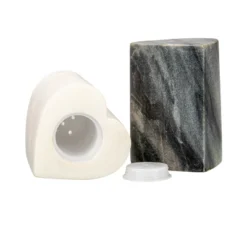 Storied Home Heart-Shaped Marble Salt And Pepper Shakers, Set Of 2, Grey And White -Target KitchenAid GUEST d3b8339d 7fa7 4c0e 91f7 7b29b8d7322c