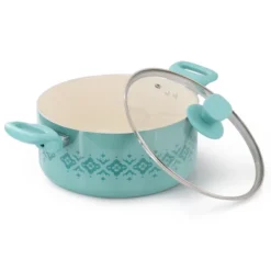 Spice By Tia Mowry 10 Piece Ceramic Nonstick Aluminum Cookware Set