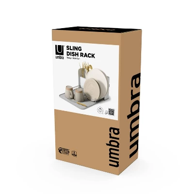 Umbra Sling Folding Dishrack White: Steel Kitchen Rack, Freestanding Dish Drainer, Hand Washable, 5-Year Warranty 21 Umbra Sling Folding Dishrack White: Steel Kitchen Rack, Freestanding Dish Drainer, Hand Washable, 5-Year Warranty - Image 19