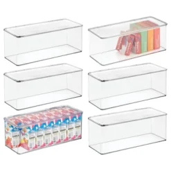 IDesign Stackable Hinged-Lid Storage Box - Clear -Target KitchenAid GUEST d3f62d4e 2083 4027 b9d3 ba33b8d59888