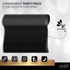 Plastic Spoons Disposable 50 Pack, Heavy Duty Plastic Silverware, Plastic Cutlery Ideal For Hot And Cold Food, Plastic Utensils - SparkSettings 13 Plastic Spoons Disposable 50 Pack, Heavy Duty Plastic Silverware, Plastic Cutlery Ideal For Hot And Cold Food, Plastic Utensils - SparkSettings -Target KitchenAid GUEST d415aeaf 02f6 4014 aa42 97f8f4ac50f5